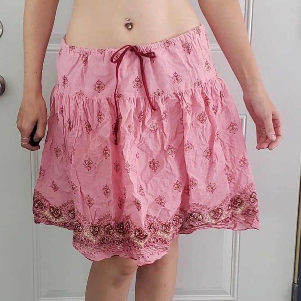 Y2K Pink Fairycore Miniskirt
